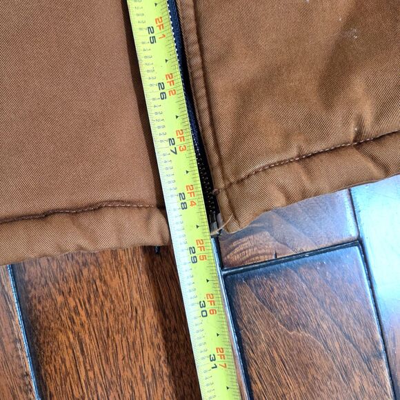 COALATREE Workline MFG 10 Gauge Work Vest Mens L Burnt Orange Wool Blend Liner - Picture 5 of 10